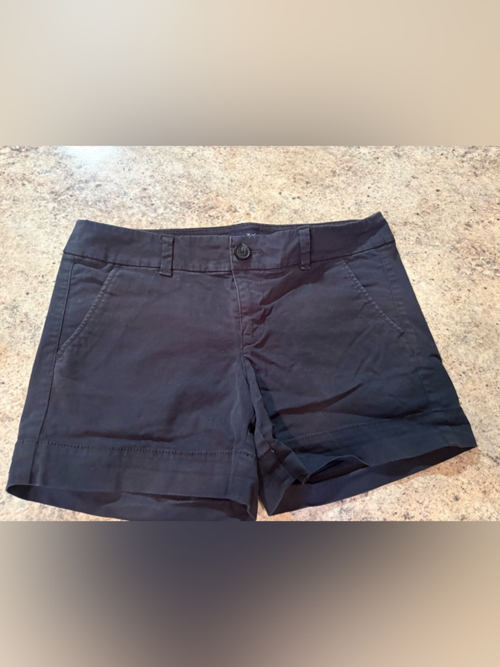 American Eagle Outfitters Navy Stretch Chino Shorts